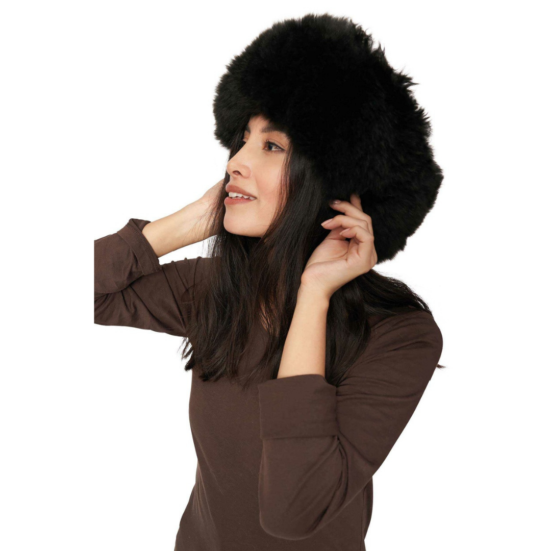 Apu Kuntur - Alpaka Fellmütze - 100% Alpaka-Fell