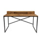 Industrial Schreibtisch Computertisch - 120x88x55cm - Liverpool - Metall-Gestell schwarz