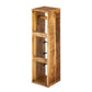 Toilettenpapierhalter - Holz - 17x17 H 65 cm - quadratisch Mangoholz