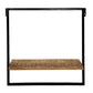 Hängeregal - Wandregal - Bücher Regal 50x50x25 cm - Dock - Metall-Gestell schwarz