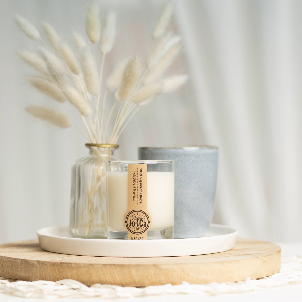 JoCa - Soja Duftkerze - Holz Salbei & Meersalz