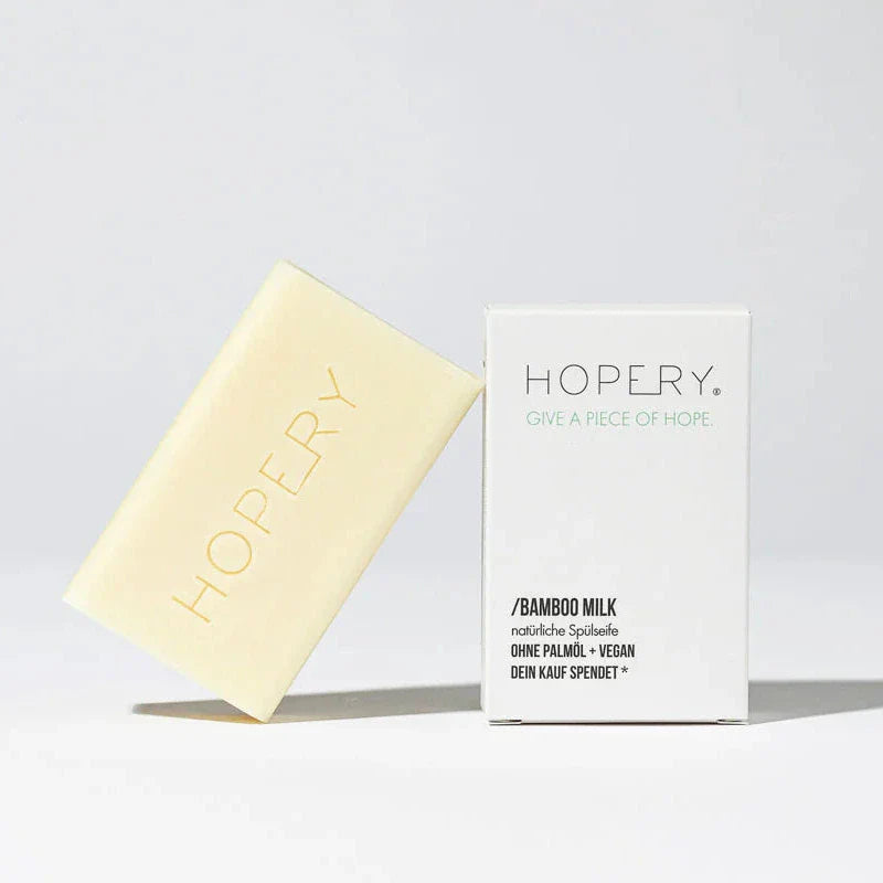 Hopery - Spülseife - Bamboo Milk - 100 % Zero Waste