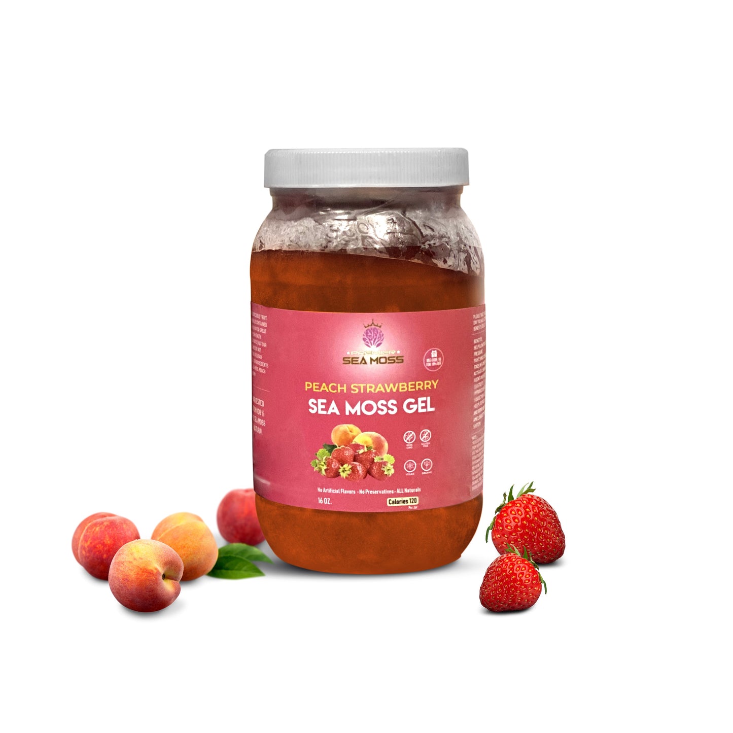 Flavored Sea Moss Gel - 16 oz