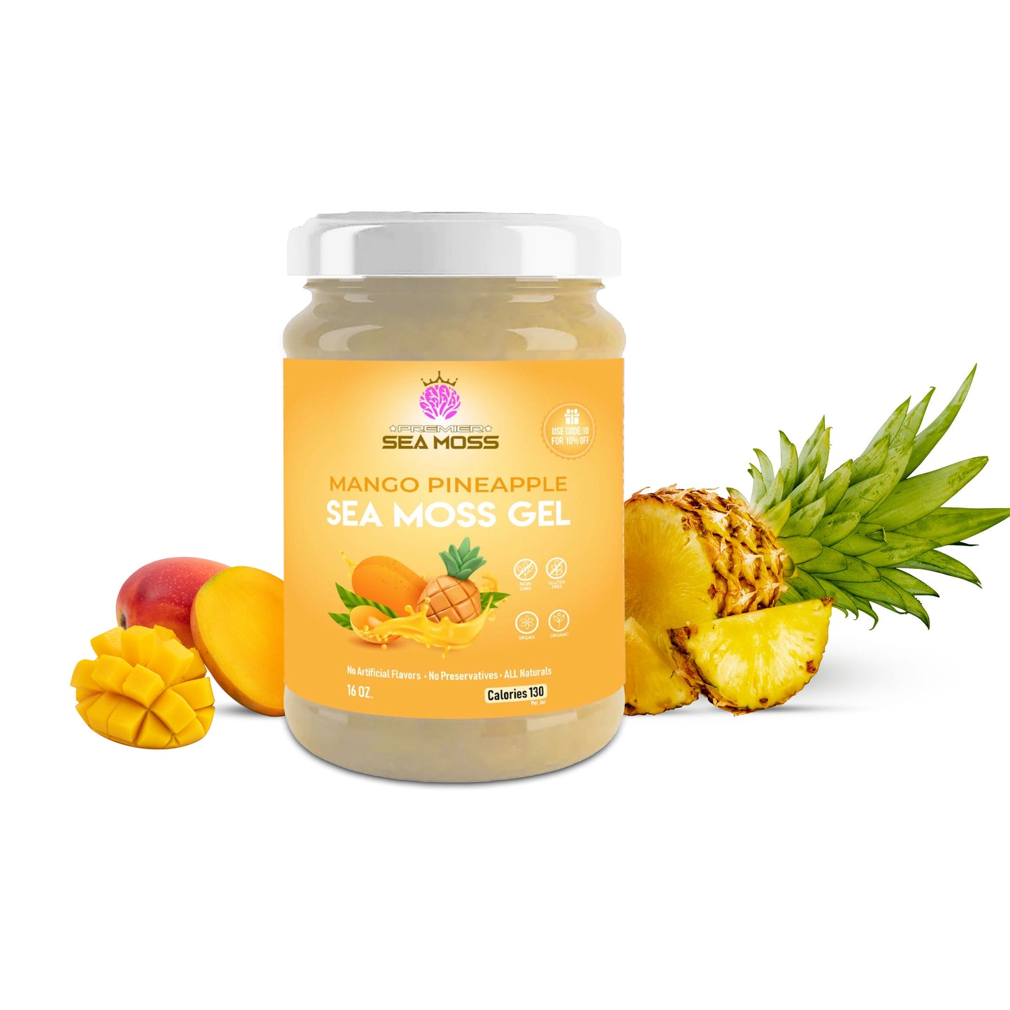 Flavored Sea Moss Gel - 16 oz