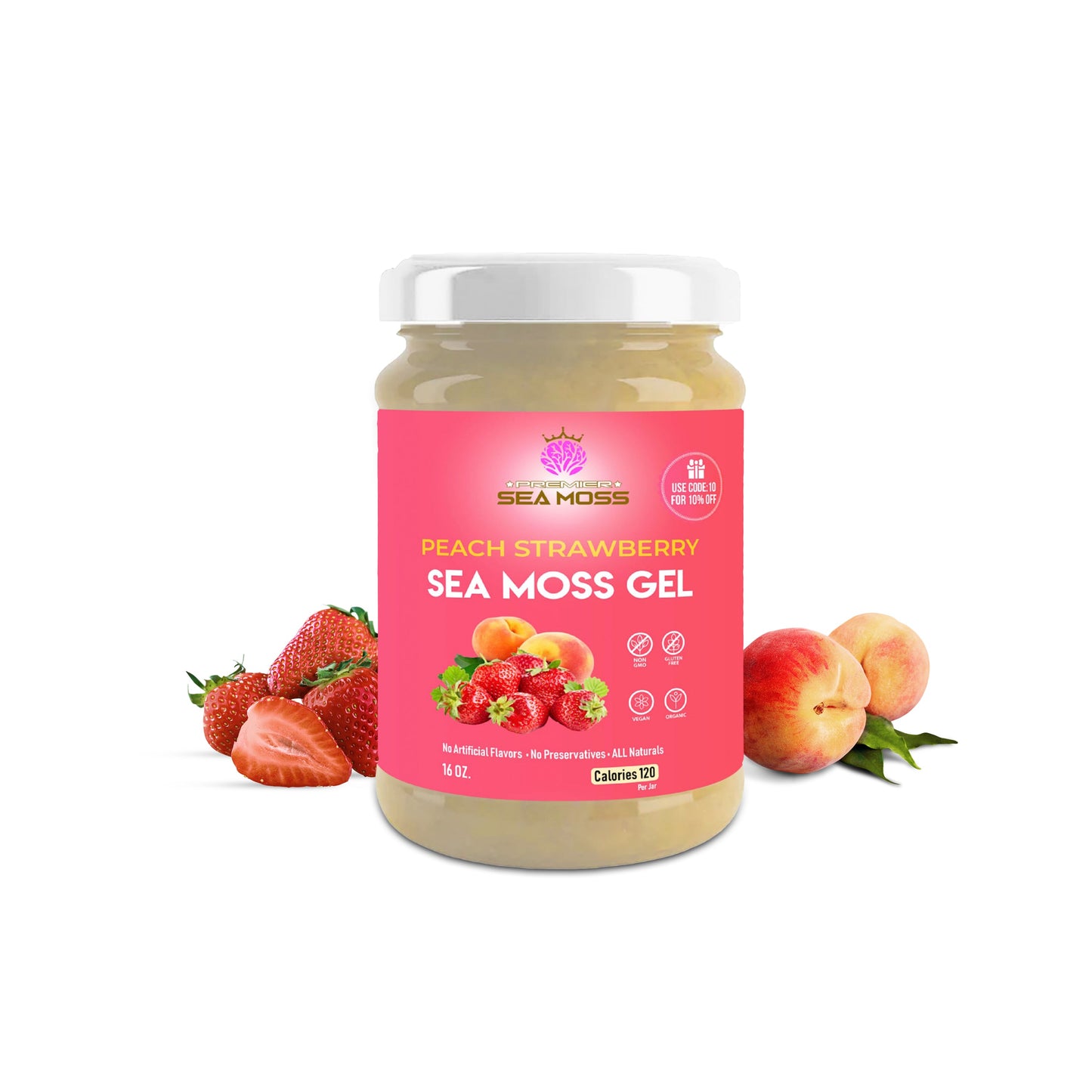 Flavored Sea Moss Gel - 16 oz