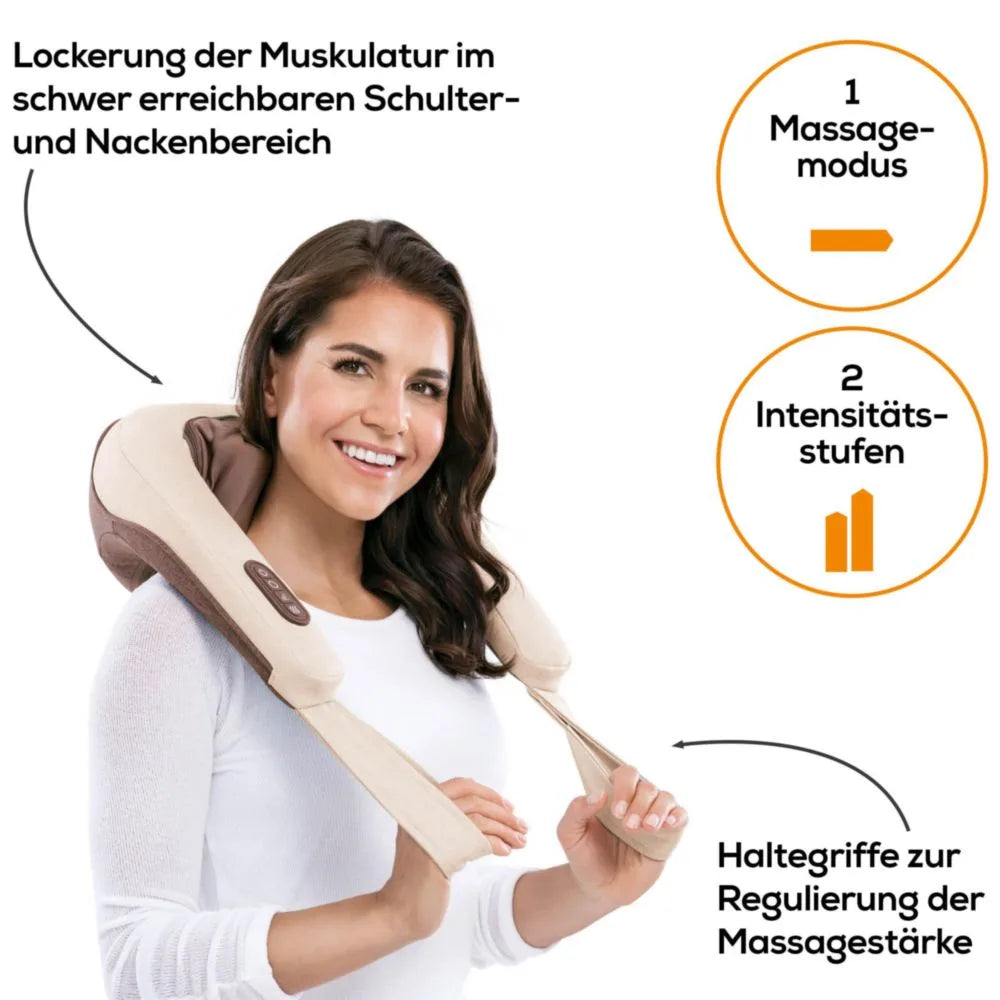 Nacken-Massagegerät 4D mit Wärmefunktion – MG153