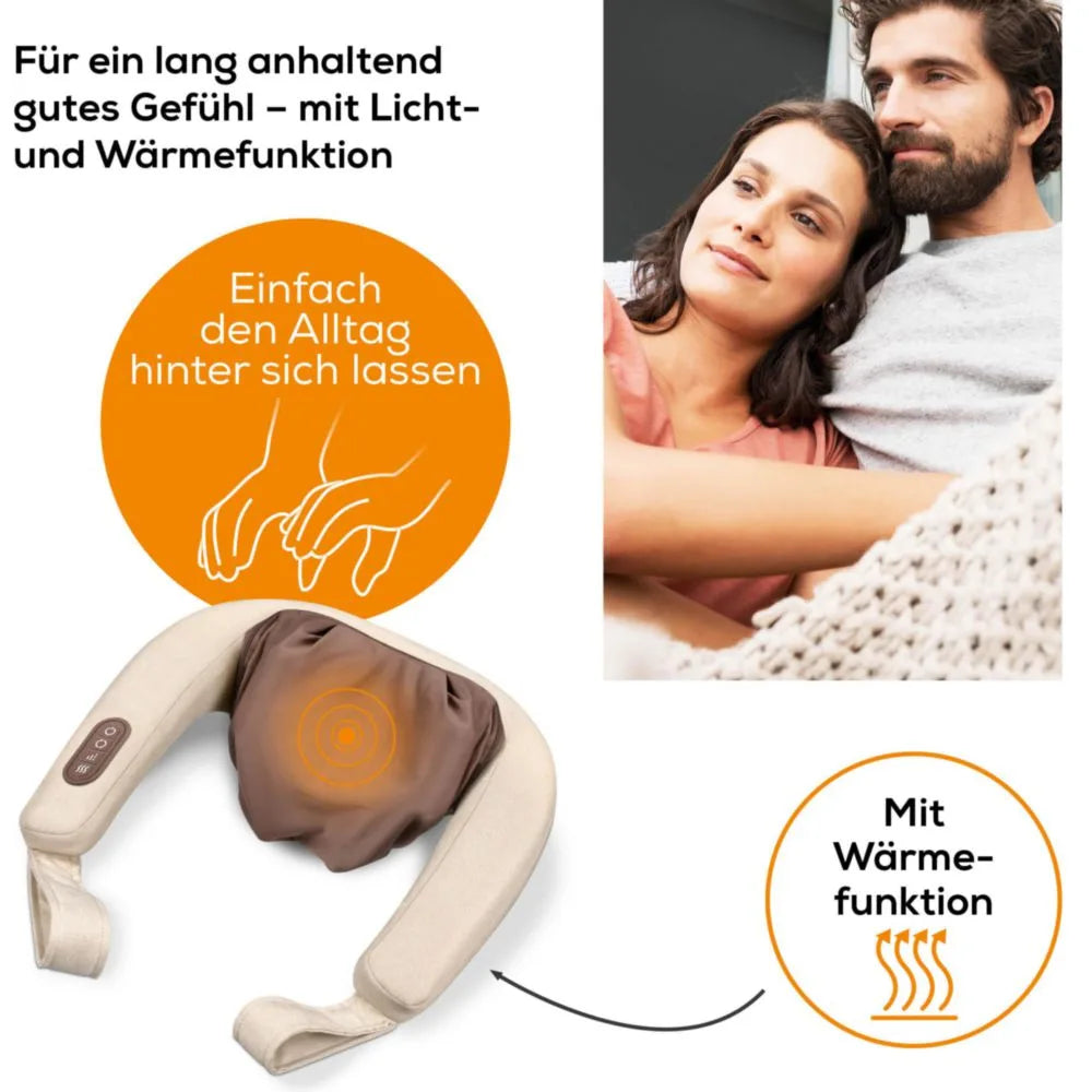 Nacken-Massagegerät 4D mit Wärmefunktion – MG153