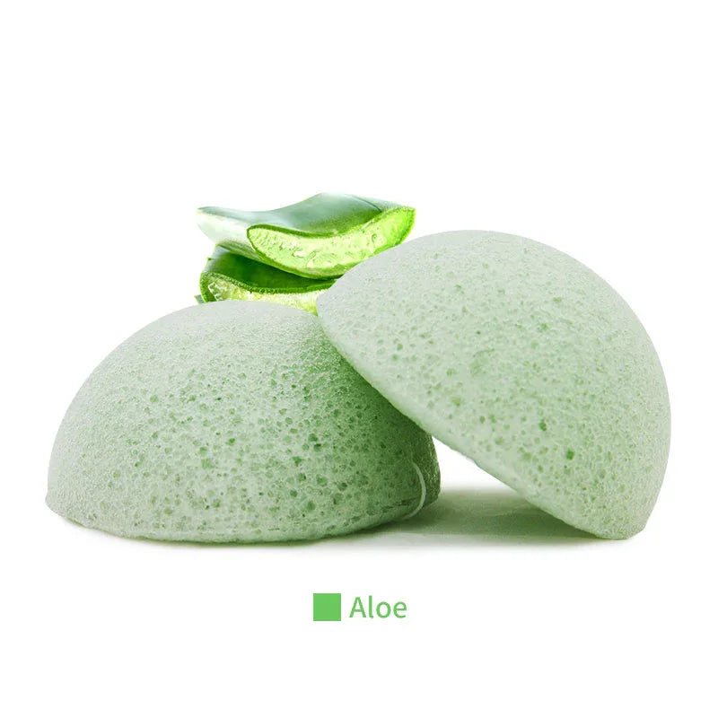 Natural Konjac Sponge for Face care and Acne Scras , Organic Sponge For Babies Skin