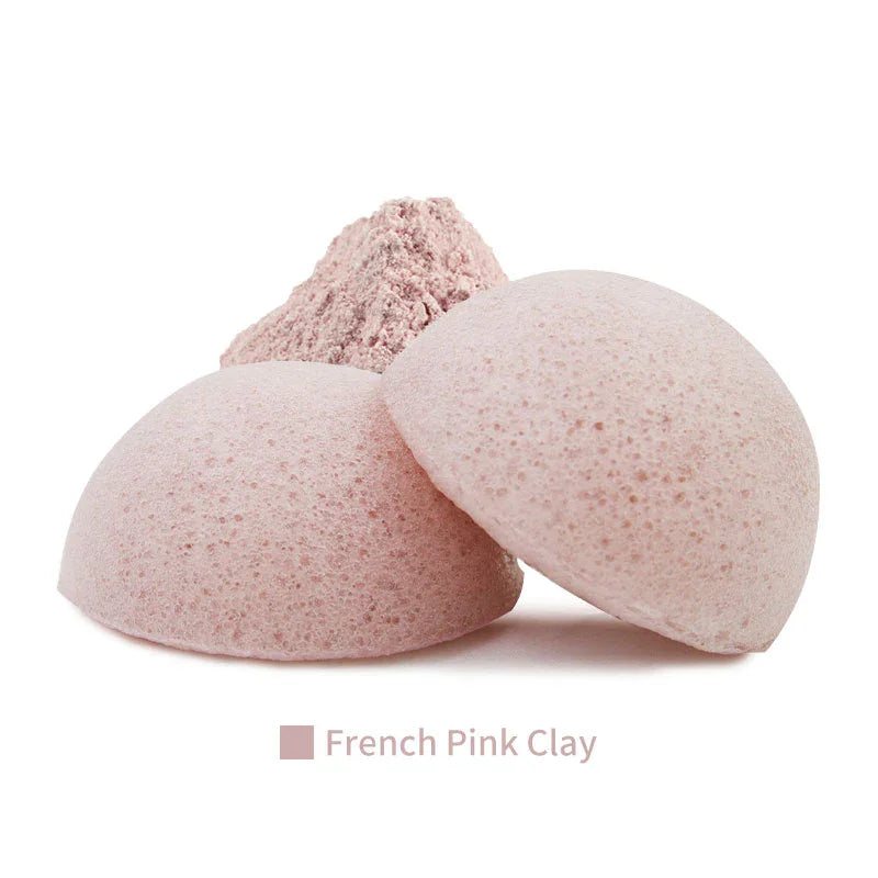 Natural Konjac Sponge for Face care and Acne Scras , Organic Sponge For Babies Skin