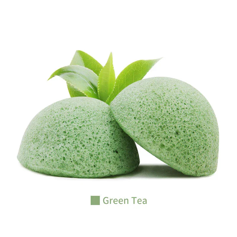 Natural Konjac Sponge for Face care and Acne Scras , Organic Sponge For Babies Skin