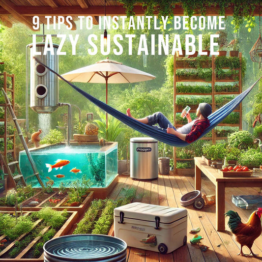 9 Tips for Instant Lazy Sustainability: Your Guide to Decentralized Living and the Circular Economy