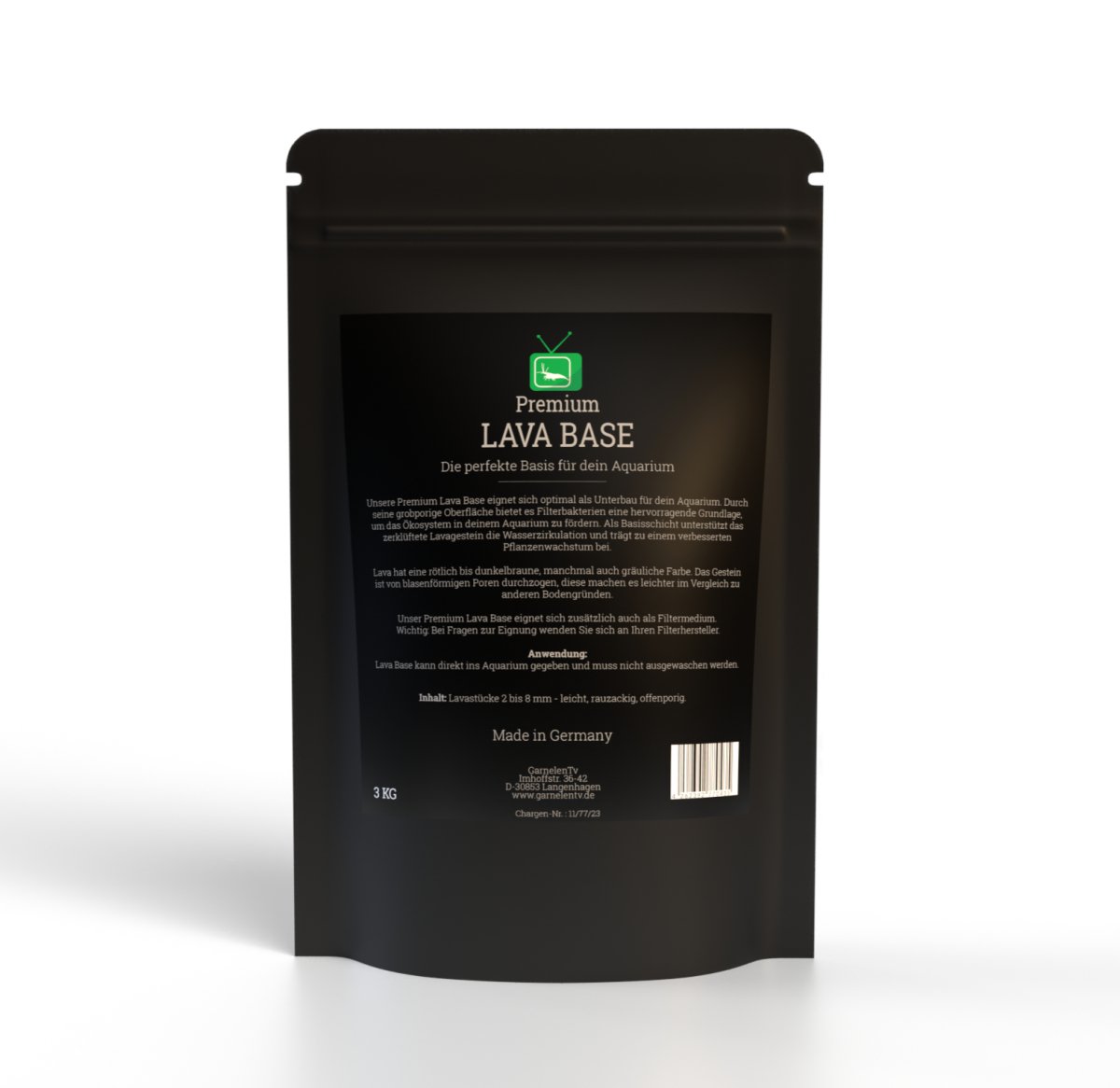 Premium Lava Base 3kg - Basis für jedes Aquarium