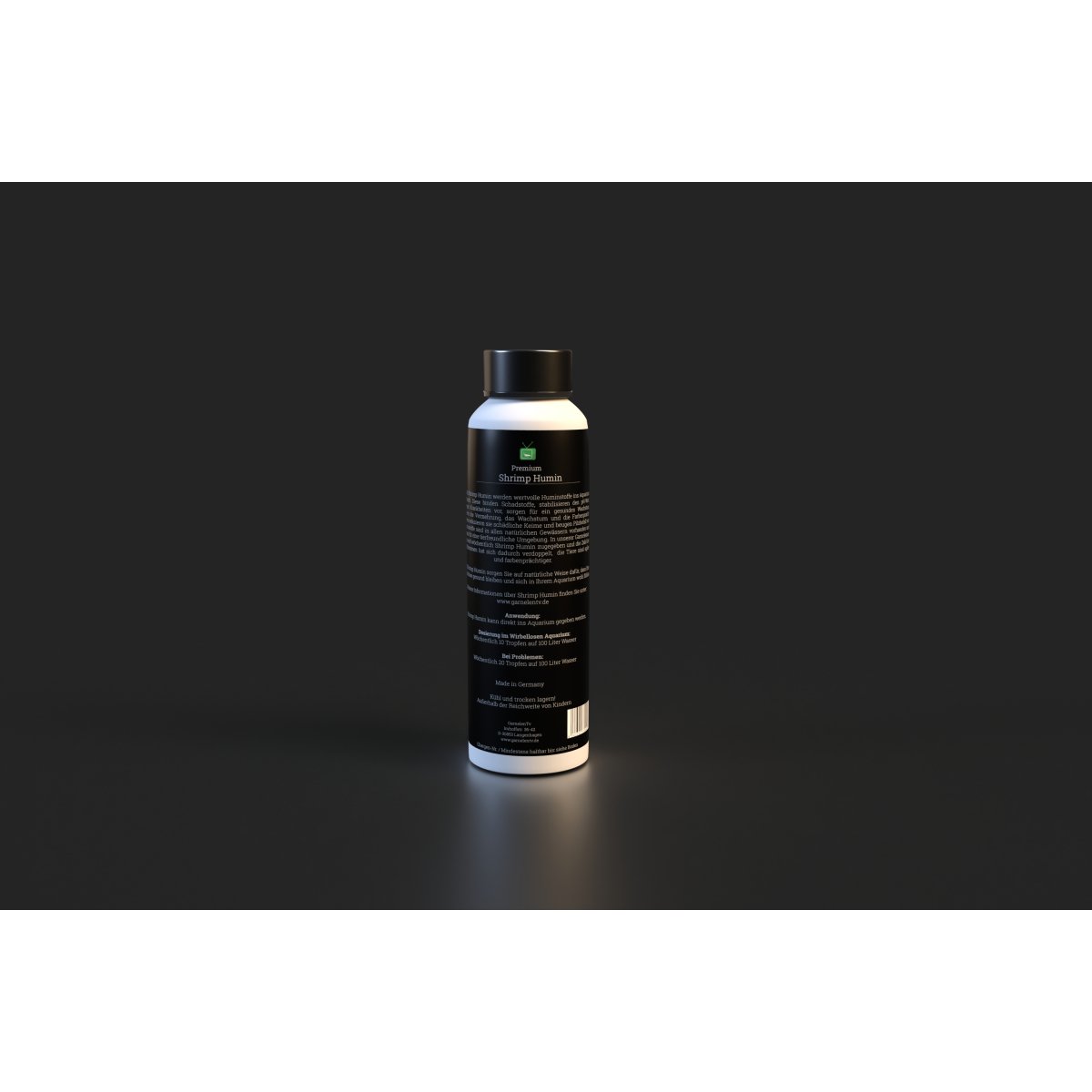 Premium Shrimp Humin 250 ml | Huminstoffe für Zwerggarnelen | Made in Germany