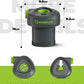 Qunature Elektrische Luftpumpe 2 in 1 Aufblasbar und Ablassen 2000 mAh Wiederaufladbar Akku