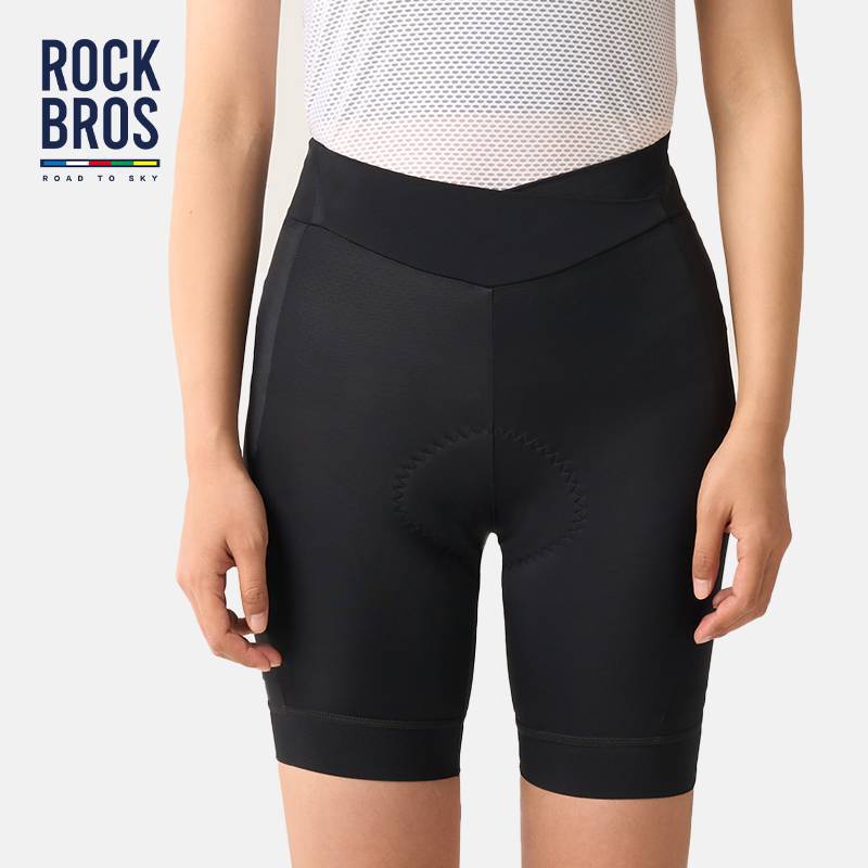 ROAD TO SKY Damen Fahrradhose schnell trocknend Radlerhose 4D Sitzpolster