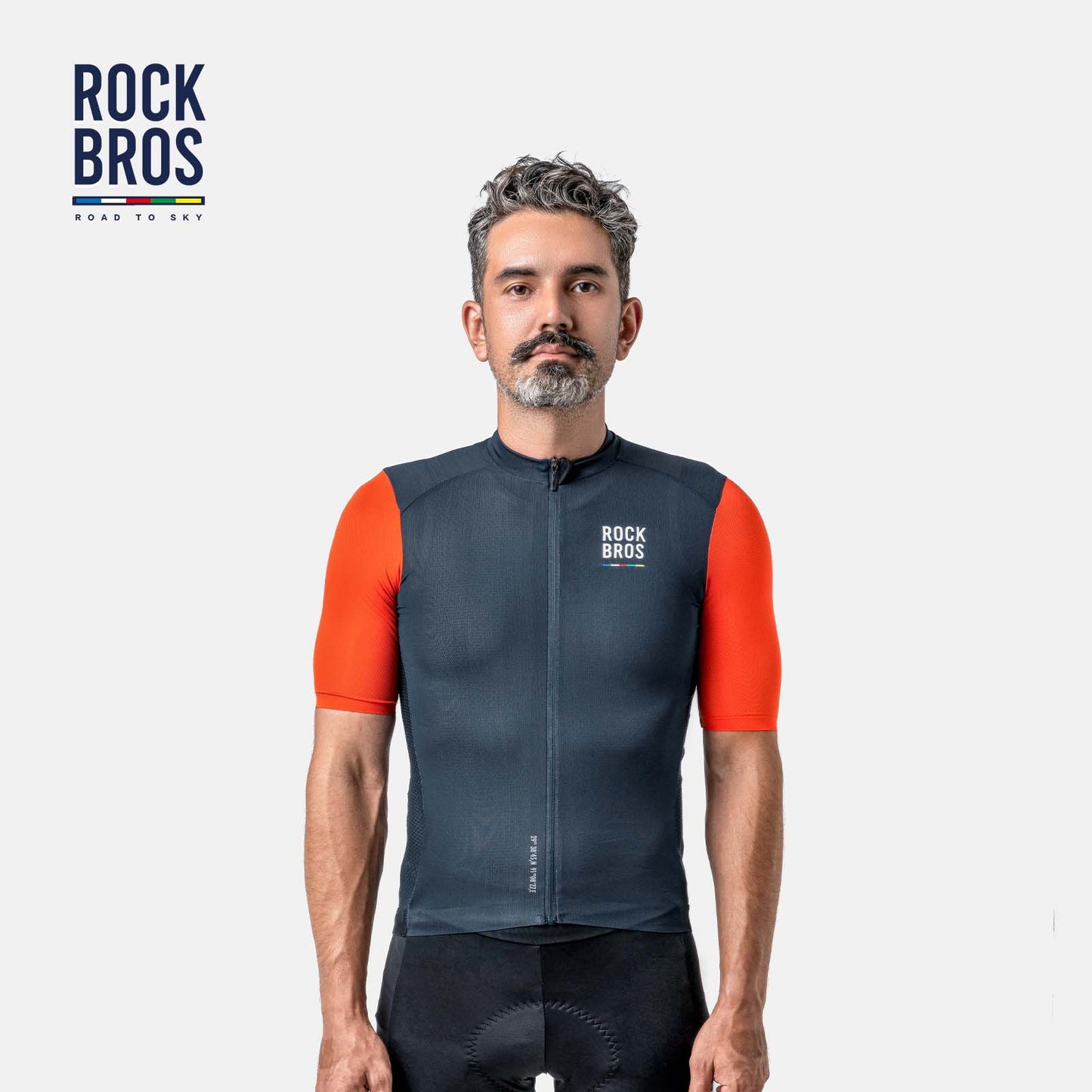 ROAD TO SKY Herren Kurzarm-Radtrikot Fahrrad dres za MTB & Rennrad