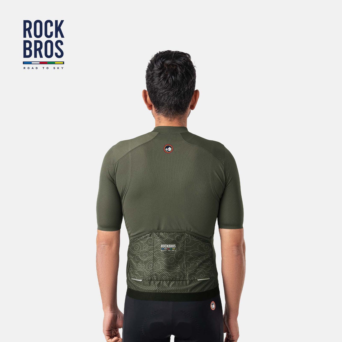 ROAD TO SKY Herren Kurzarm-Radtrikot Fahrrad dres za MTB & Rennrad