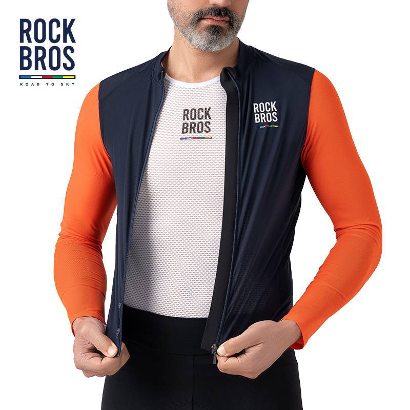 ROAD TO SKY Herren Langarm-Radtrikot Fahrrad dres za MTB & Rennrad