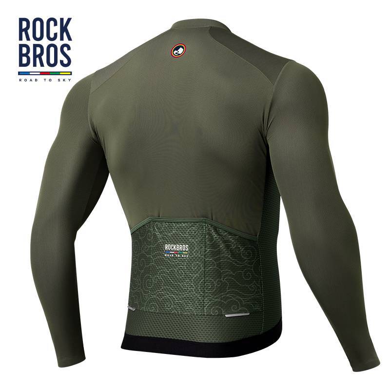 ROAD TO SKY Herren Langarm-Radtrikot Fahrrad dres za MTB & Rennrad