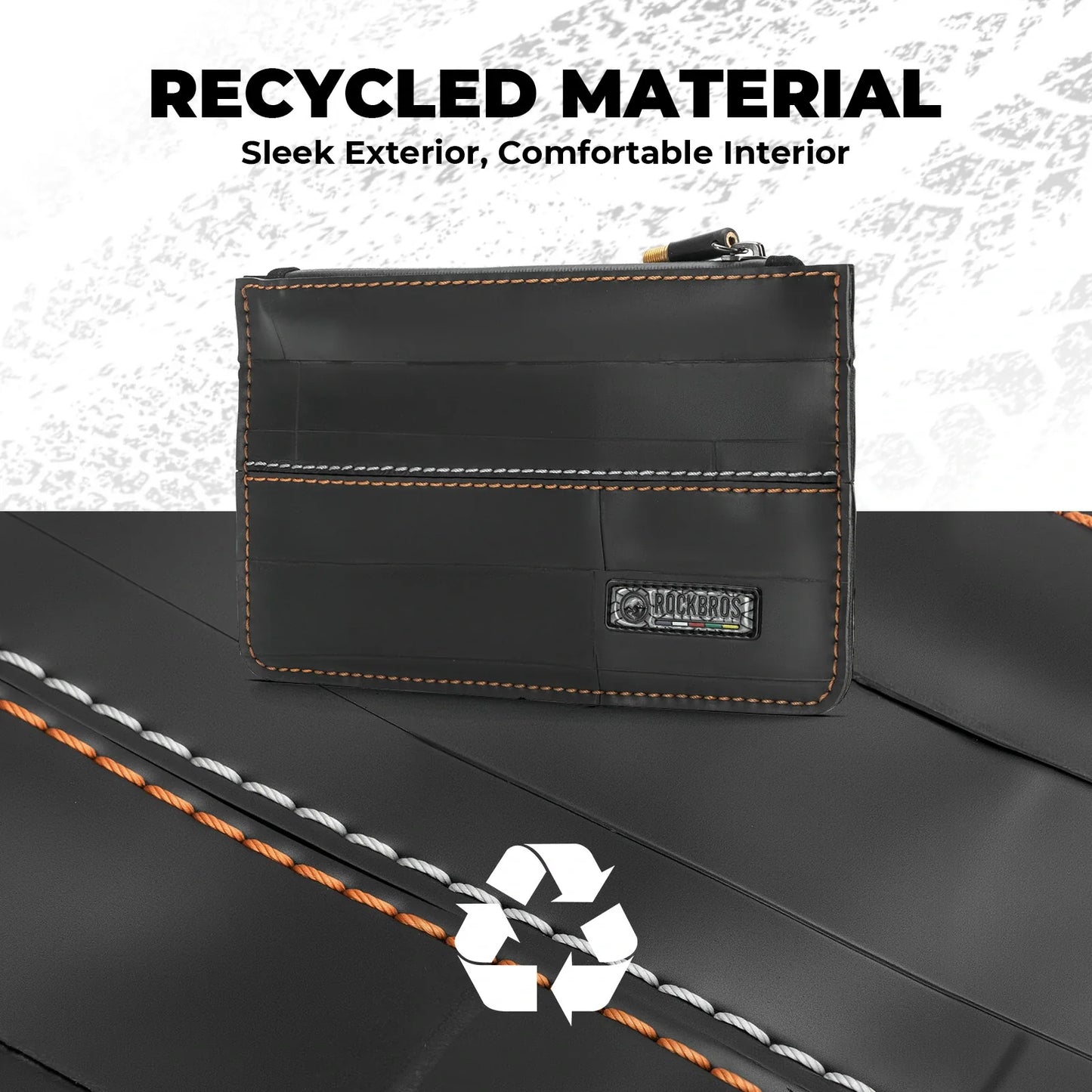 ROAD TO SKY Nachhaltige Beutel aus recycelten Reifen 0,7L