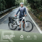 ROAD TO SKY Nachhaltige Fahrrad-Gepäckträgertasche aus recycelten Reifen 12L
