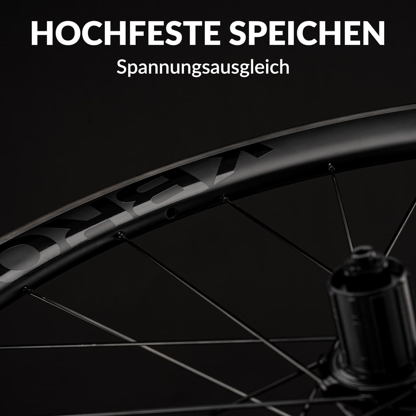 ROCKBROS 700C Carbon Laufradsatz 38mm Scheibenbremse Steckachse Laufrad Set für Rennrad