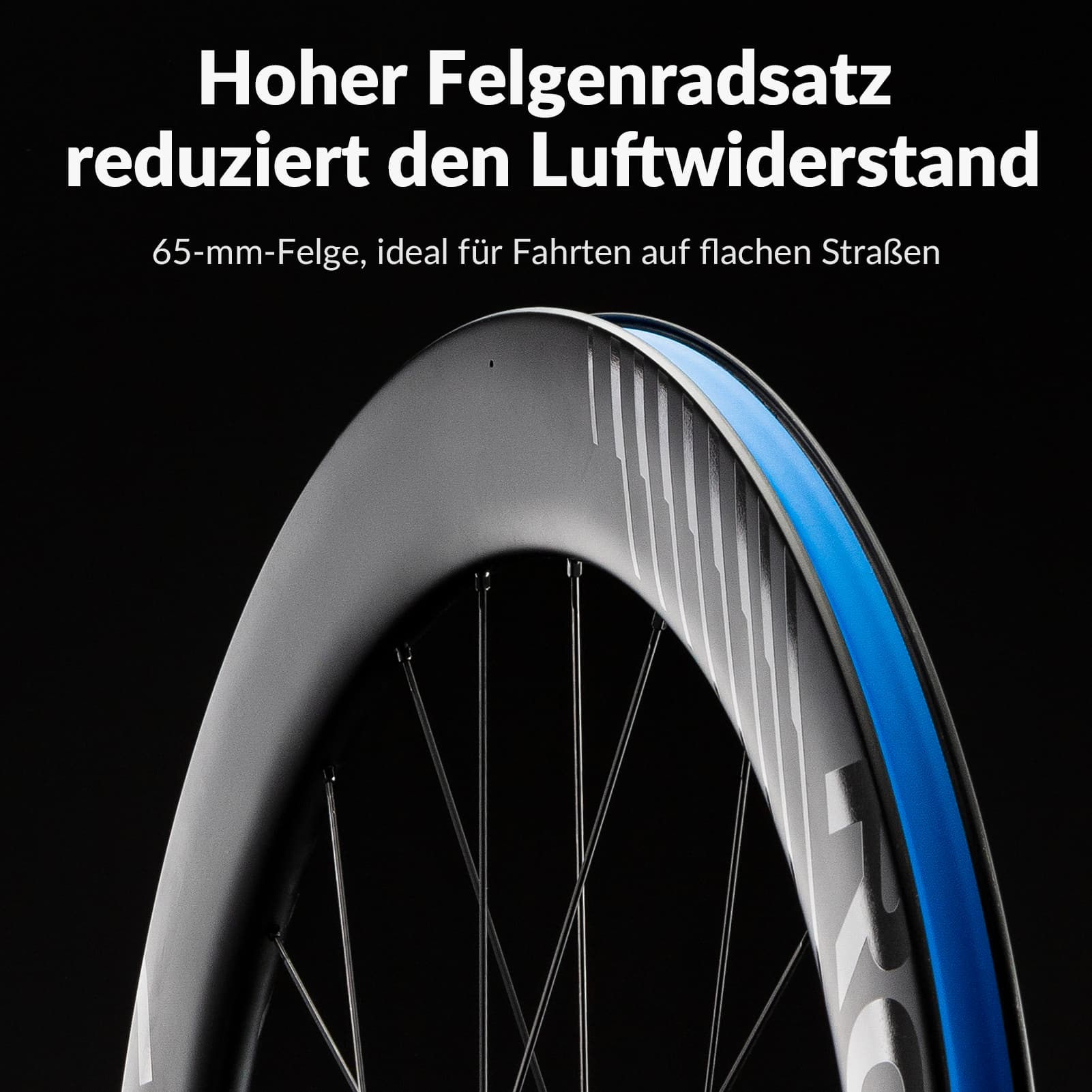 laufräder rennrad steckachse ROCKBROS 700C Carbon Laufradsatz 65mm Scheibenbremse Steckachse Laufra – Unimother
