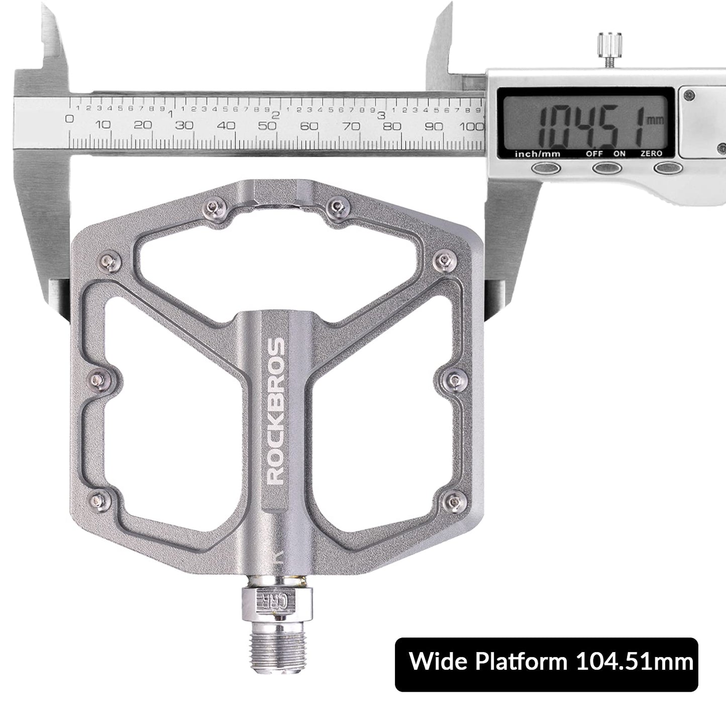 ROCKBROS pedale s aluminijskom platformom 9/16 Zoll za MTB e-bicikle Stadtrad