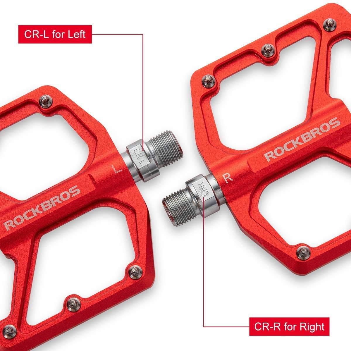 ROCKBROS pedale s aluminijskom platformom 9/16 Zoll za MTB e-bicikle Stadtrad