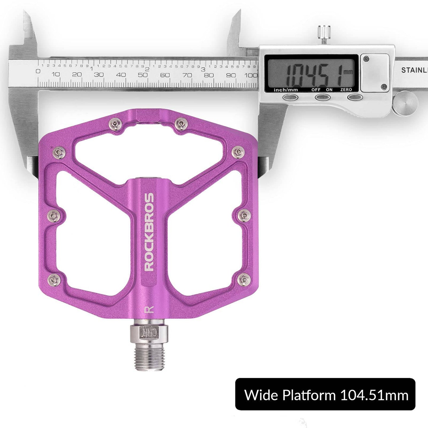 ROCKBROS pedale s aluminijskom platformom 9/16 Zoll za MTB e-bicikle Stadtrad