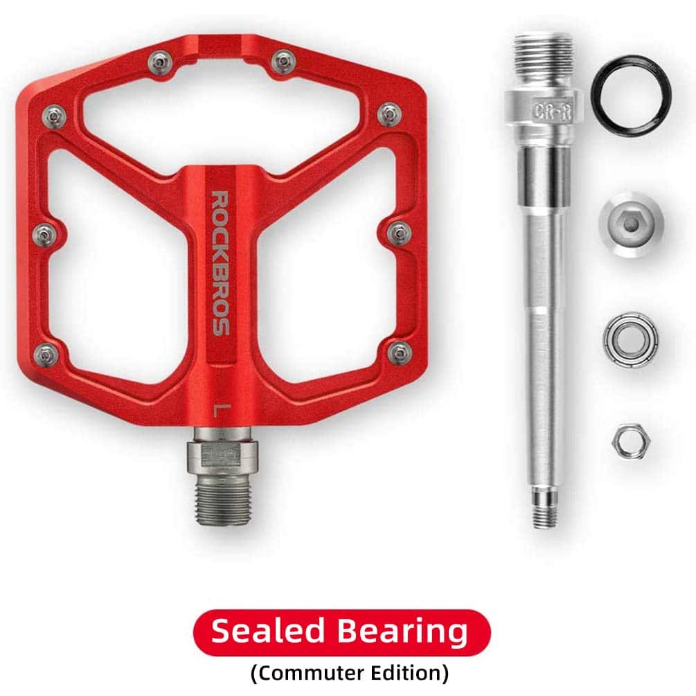 ROCKBROS pedale s aluminijskom platformom 9/16 Zoll za MTB e-bicikle Stadtrad