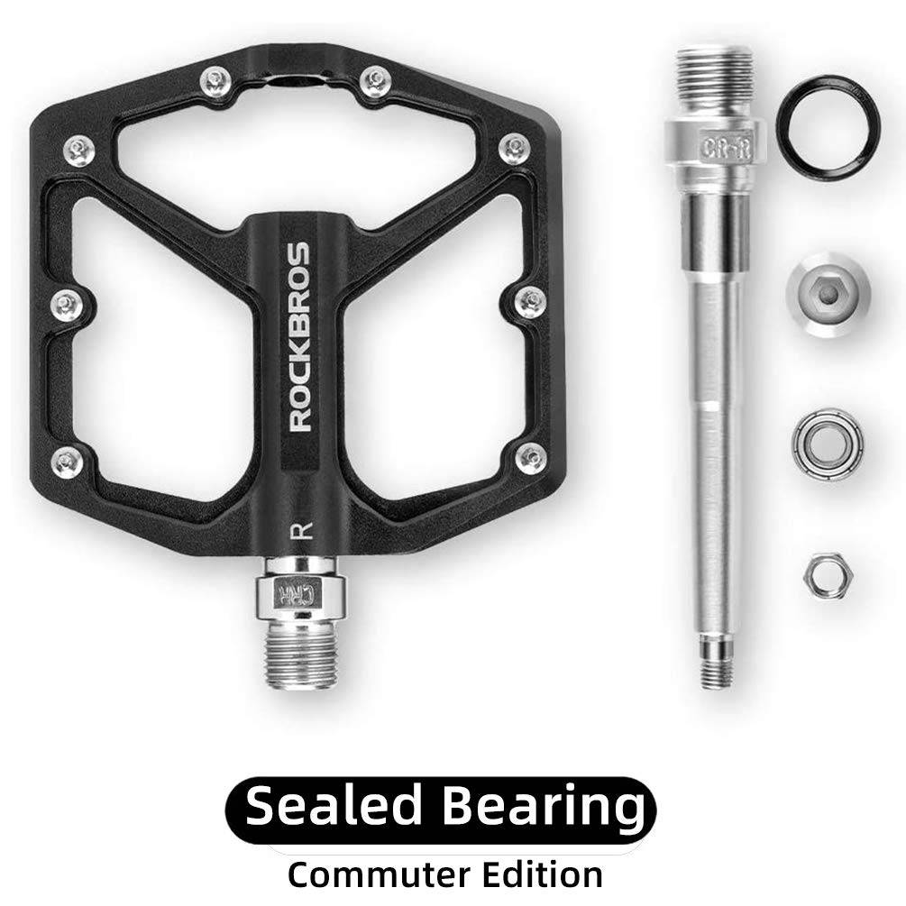 ROCKBROS pedale s aluminijskom platformom 9/16 Zoll za MTB e-bicikle Stadtrad