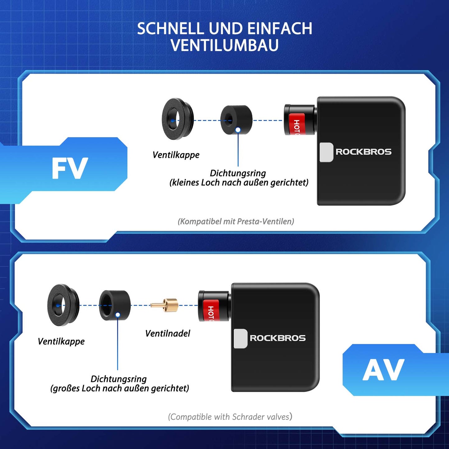 MINI Elektrische Fahrradpumpe AS1