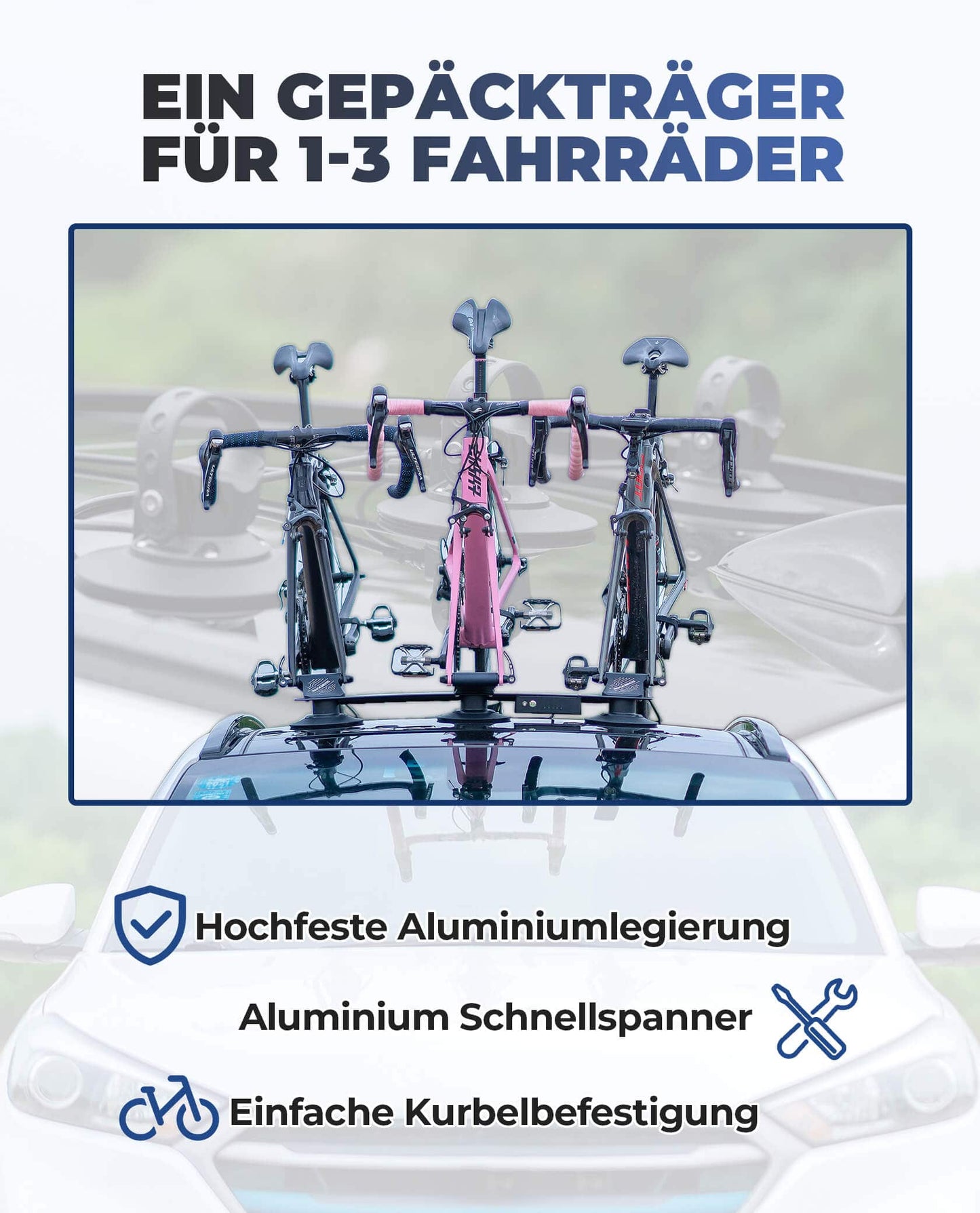 ROCKBROS Elektrischer Fahrradträger mit Saugnapf