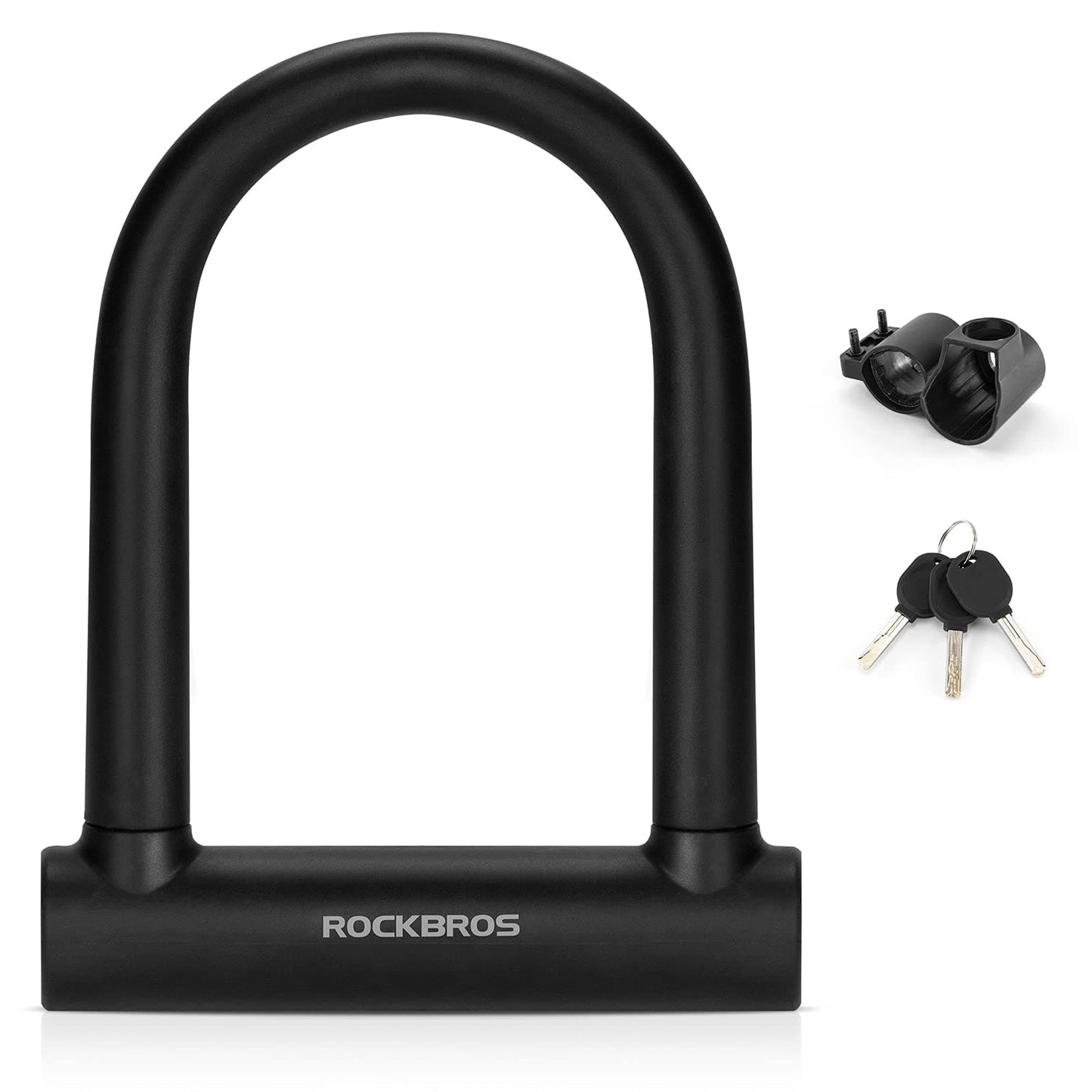 ROCKBROS Fahrrad Bügelschloss für Fahrräder & Motorräder aus legiertem