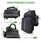 ROCKBROS Fahrrad Gepäckträgertasche 10-35L Wasserdicht Transporttasche
