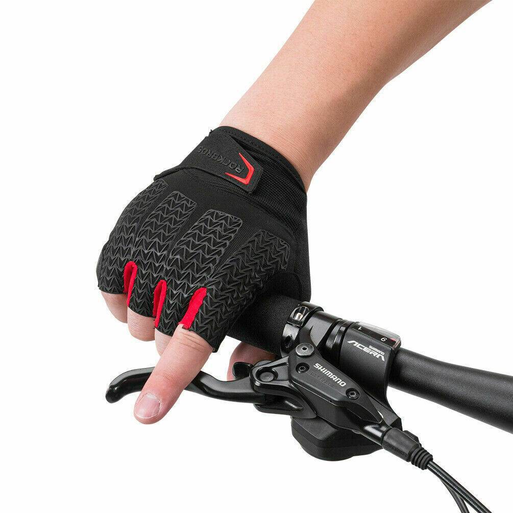 ROCKBROS Fahrrad Handschuhe Damen Herren Halbfinger Fahrradhandschuhe –  Unimother