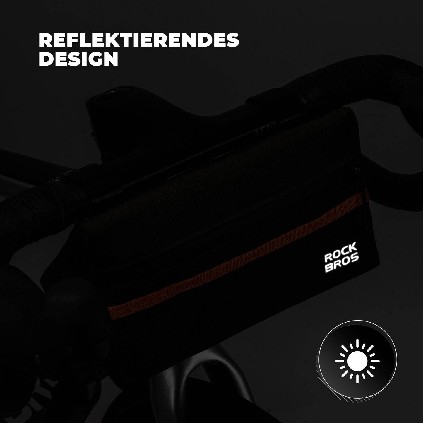 ROCKBROS Fahrrad Lenkertasche Fahrradtasche Fahrradkorb 6 Farbe ca. 1.3L