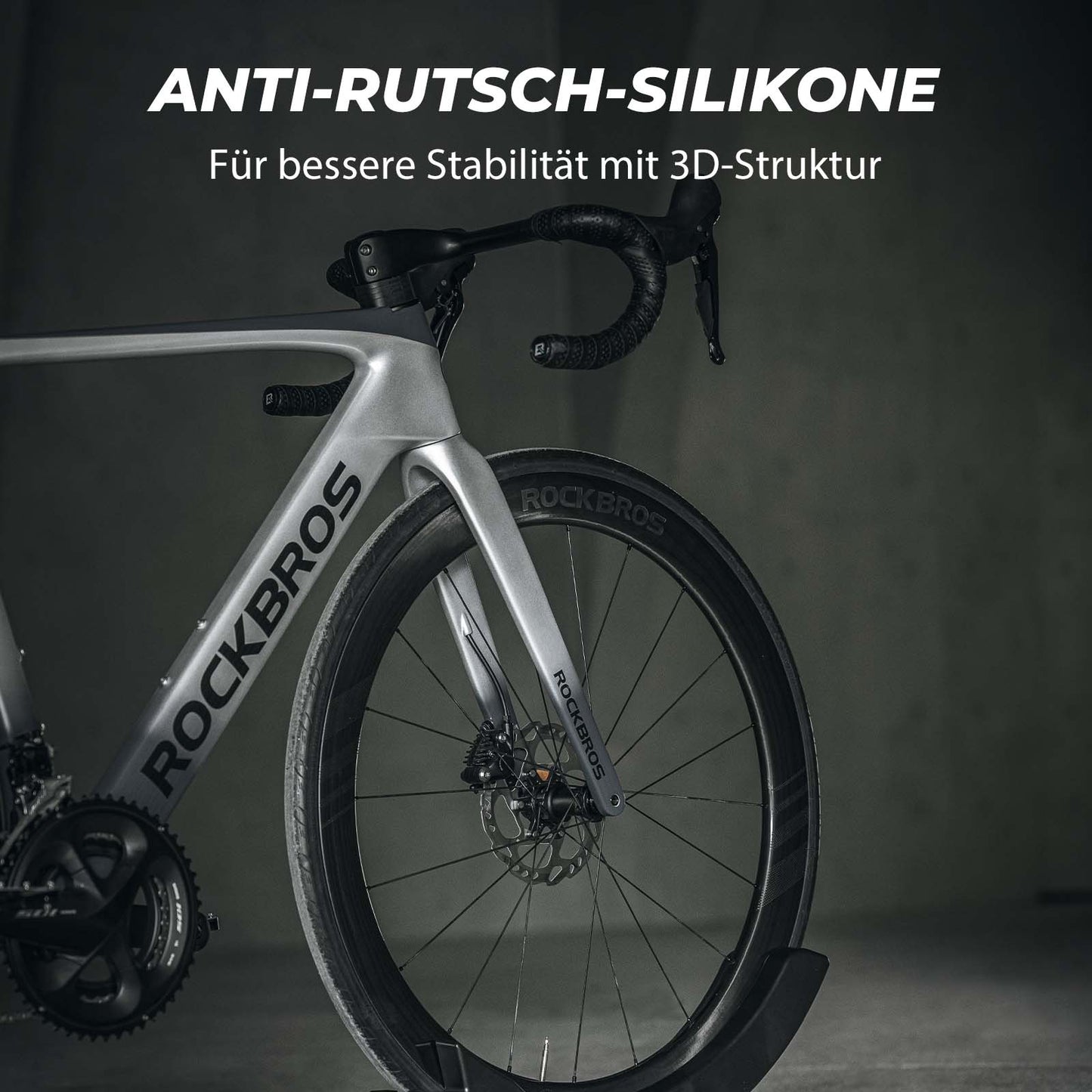 ROCKBROS Fahrrad Parkständer, verstellbare Fahrradständer für 26–80 mm