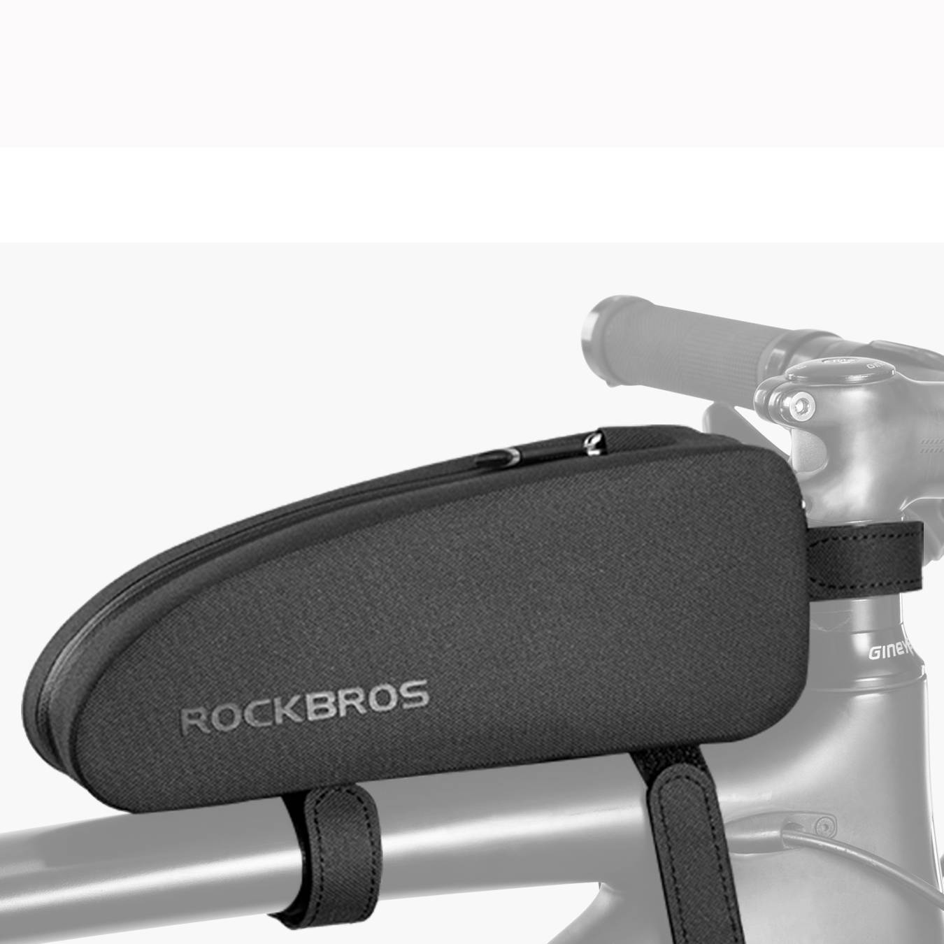 ROCKBROS Fahrrad Rahmentasche wasserdicht Staubfest Schwarz 1L/1,6 L