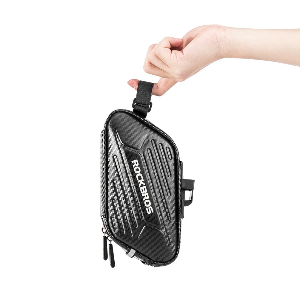 ROCKBROS Fahrrad Satteltasche für MTB/Rennrad/Faltrad Wasserdicht Schwarz