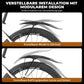 ROCKBROS Fahrrad Schutzbleche Set Vorne/Hinten Flexible Fahrradschutzblech Verstellbar