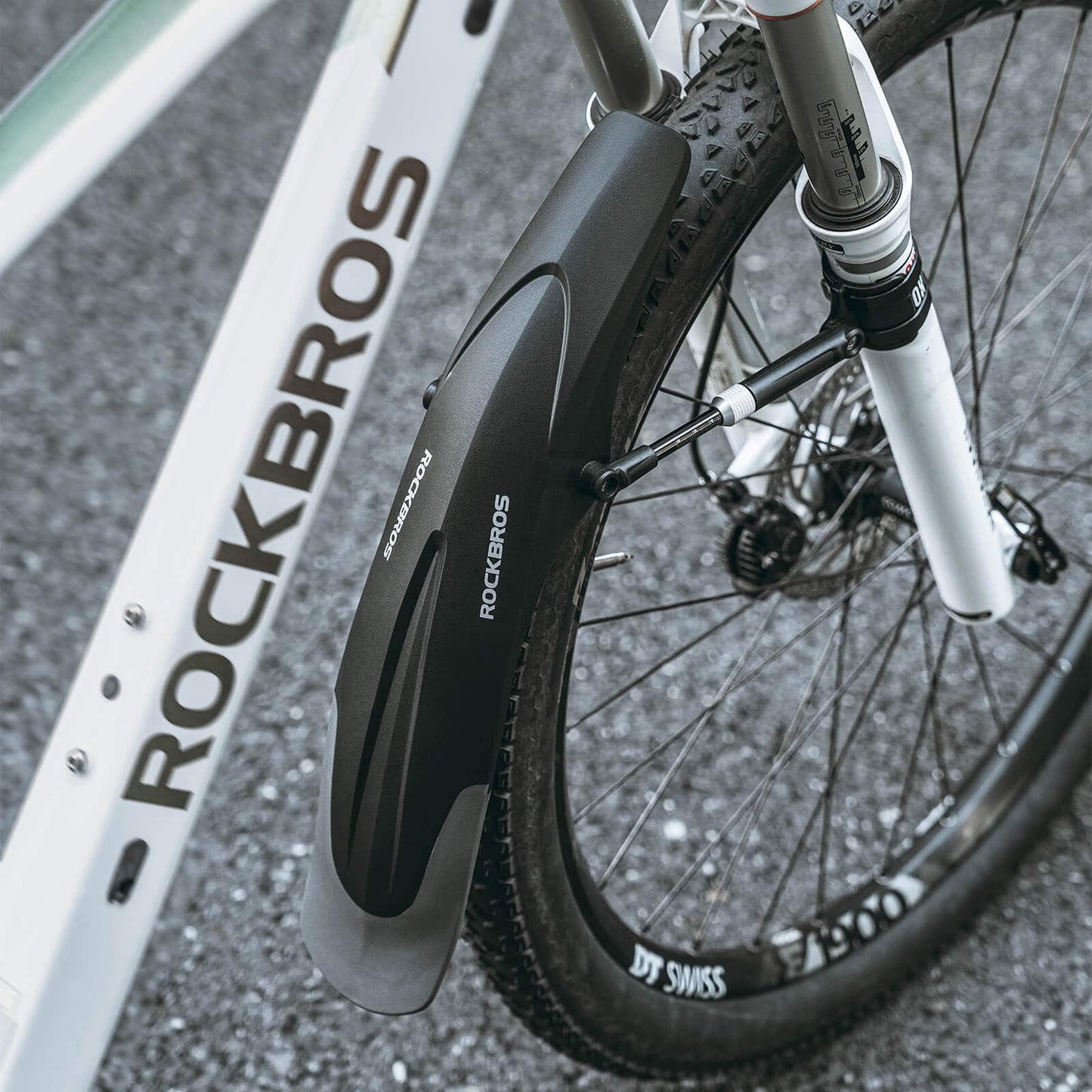 ROCKBROS Fahrrad Schutzbleche Set Vorne/Hinten Flexible Fahrradschutzblech Verstellbar