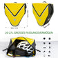 ROCKBROS Fahrrad Transporttasche 100% wasserdichte mit Schultergurt 20L Gelb/Schwarz Gold