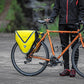 ROCKBROS Fahrrad Transporttasche 100% wasserdichte mit Schultergurt 20L Gelb/Schwarz Gold