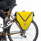 ROCKBROS Fahrrad Transporttasche 100% wasserdichte mit Schultergurt 20L Gelb/Schwarz Gold