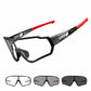 ROCKBROS Fahrradbrille Photochromic Sportbrille UV400 Schutz Damen/Herren