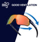 ROCKBROS Fahrradbrille Polarisierte Sportsbrille mit UV-Schutz
