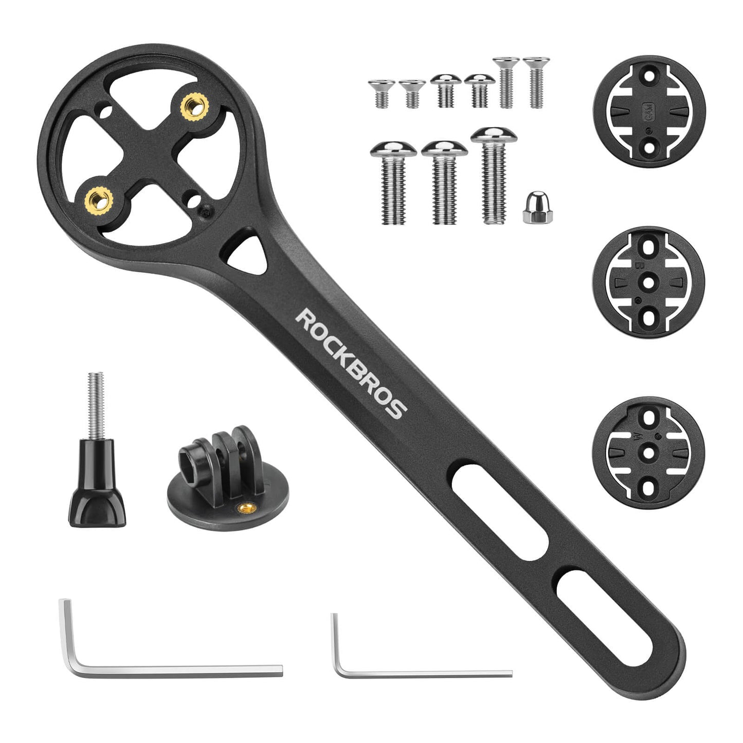 ROCKBROS Fahrradcomputer Halterung Kompatibel mit Garmin/Wahoo/Bryton/GPS