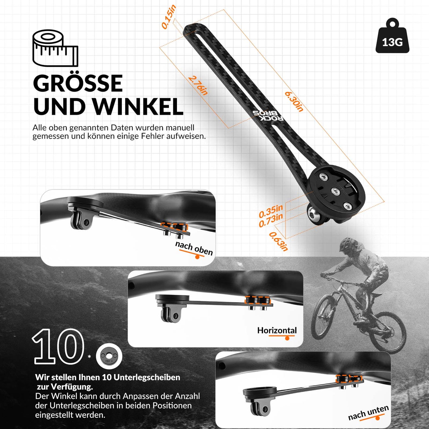 Fahrradcomputer Halterung Lenkerhalterung für Garmin/Wahoo/Bryton/Giant